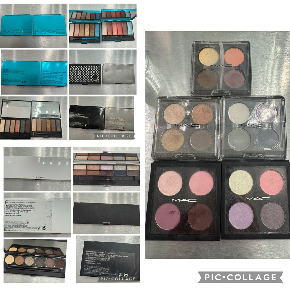 MAC Cosmetics Eyeshadow Palette - Pink, Brown, Gray Collection